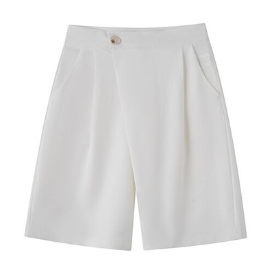 OEM maufactory  Summer New Polyester Five Point Pants Straight Panties Casual